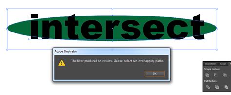 the filter produced no results illustrator pathfinder|“Intersect” Not Working in Illustrator – Pathfinder Tips.